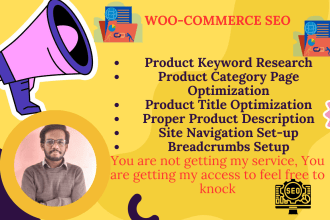 do woo commerce SEO for shopify, wordpress, and wix