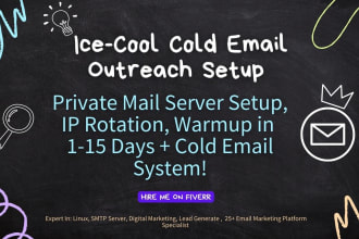 powermta mail server setup, IP rotation, warmup, and cold email outreach