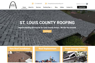 design roofing website siding website roofing contractor website
