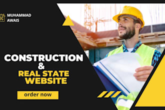 create a contractor, construction, real estate website