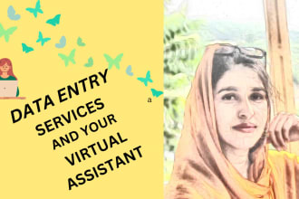 do accurate fastest data entry and web research copy paste job