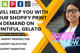 build shopify ecommerce store shopify printify tshirt website development expert