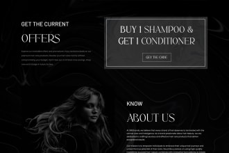 create a high converting hubspot website and landing page