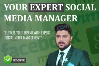 be your social media marketing and management expert