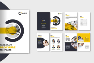 design modern business bifold, trifold brochure and flyer within 24 hrs
