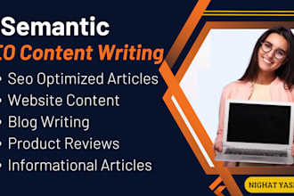 do semantic SEO content and blog writing
