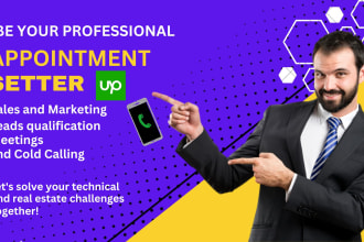 be your b2b professional appointment setter and cold caller