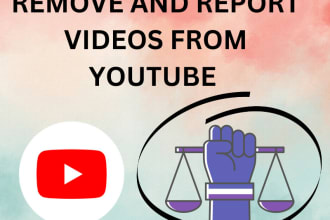 report to takedown copyrighted and copied videos over youtube under dmca