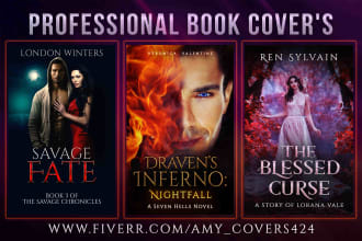 create professional ebook or book cover design