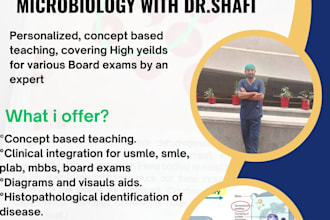teach you patholology microbiology biochemistry