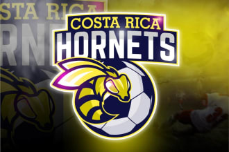 design prominent sports mascot for team and cartoon logo