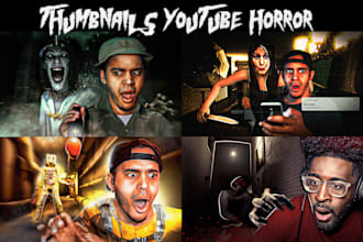 custom horror thumbnails that will scare viewers into clicking