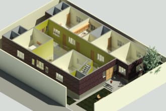 make 3d model and rendering of interior and exterior designs