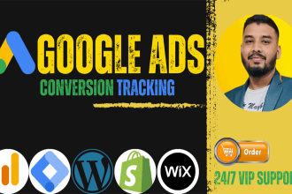 fix or setup google ads conversion tracking and ga4 migration with gtm
