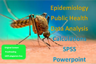 offer to write top quality epidemiology public health and data analysis