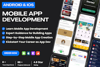 teach android and ios app developemnt