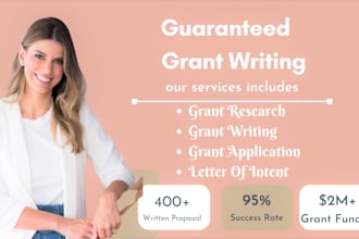 do grant research, grant proposal, grant writing grant application grant