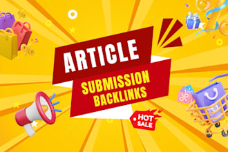 do 280 article submissions contextual backlinks off page SEO