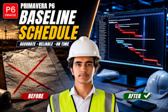 create a construction schedule in primavera p6