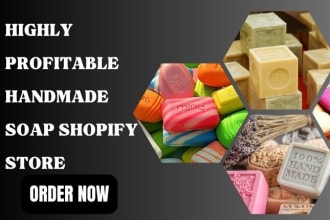design productive handmade bathing soap shopify store liquid wash soap website