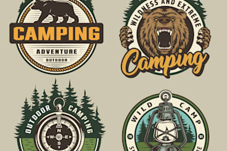 make a vintage adventure logo for you