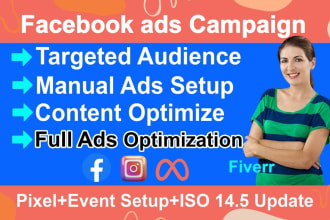 be your expert facebook ads manager
