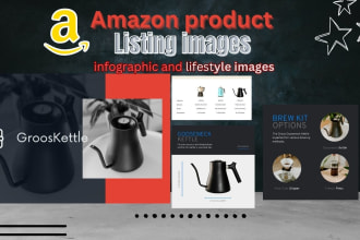 do amazon list product infographic images and create stunning graphics designs