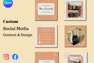 design a eye catching social media post and canva tamplates