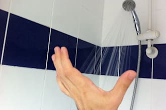 take a shower that is slightly too cold to be enjoyable for Fathers Day