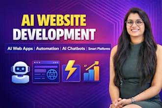 do ai website development ,ai web app using replit node js react and openai