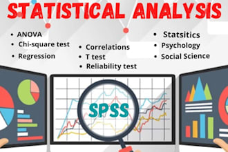 do survey data analysis in spss, minitab and excel with report writing