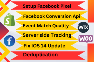 setup data layer facebook pixel ios 14 conversion API ga4 ecommerce tracking GTM
