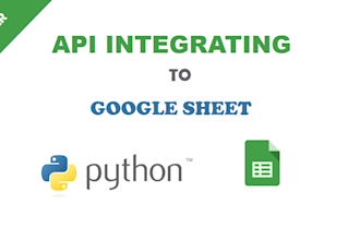 integrate any API to google sheets using python