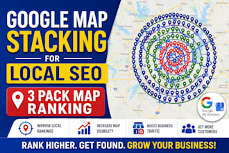 do google map stacking for local SEO 3 pack map ranking