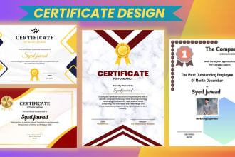 create certificates for companies and institutions
