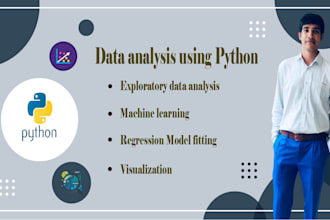 do regression, machine learning, and data analytics project using python
