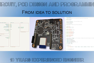 design pcb in eaglecad, kicad, altium or any pcb design software