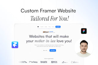 design and develop a professional website in framer