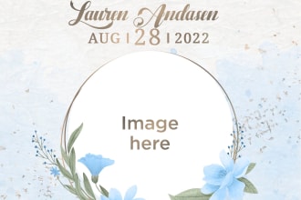 do obituary, burial poster, flyer, eulogy, funeral program iv