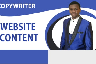 write content for your website