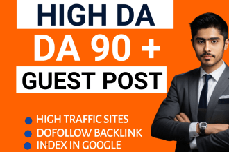 write and publish high da guest posts with seo dofollow backlinks