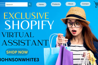 shopify amazon, ebay etsy shop virtual assistant, shopify store manager USA,UK