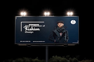 design amazing modern signage, billboards, yard sign, banners
