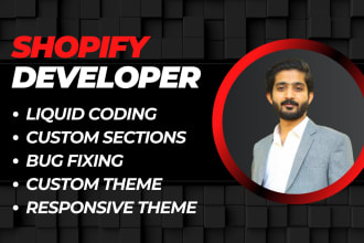 be your dedicated shopify liquid developer, shopify expert