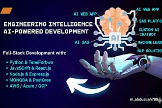 develop custom website with llm ai integration