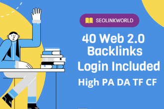 create SEO links web 2 0 properties contextual backlinks