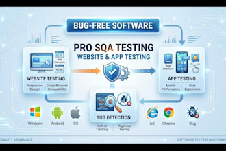 do software testing, sqa, QA of apps website manually