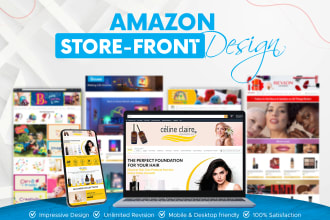 create your amazon brand store or storefront design