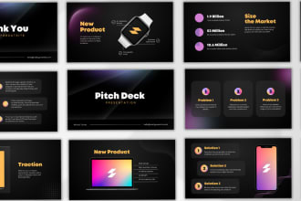 design business powerpoint presentation, ppt slides, and pitch deck