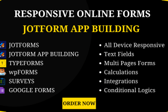 create jotforms, jotform app, google form, wpform, typeform